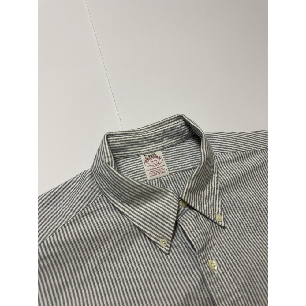 Vintage Brooks Brothers Stripe Original Polo Shirt Traditional Fit Made in USA
